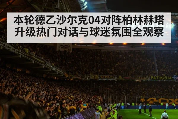本轮德乙沙尔克04对阵柏林赫塔 升级热门对话与球迷氛围全观察